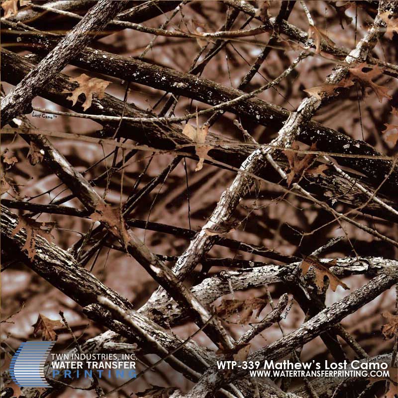 WTP 339 Mathews Lost Camo Hydrographic Film Water Transfer Printing