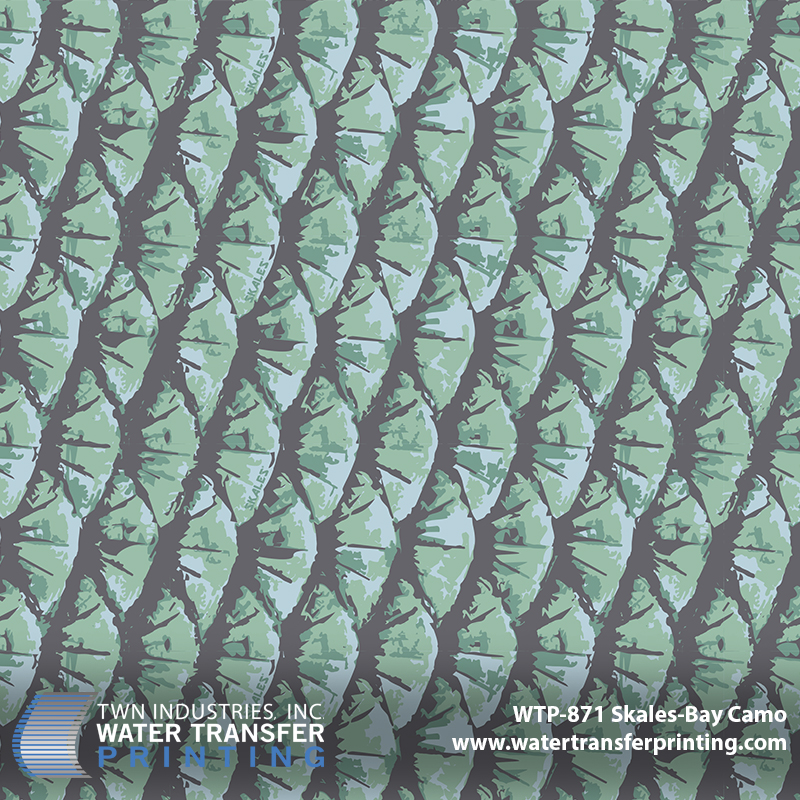 Skales Bay Water Transfer Printing Film New Aquatic Camo by TWN